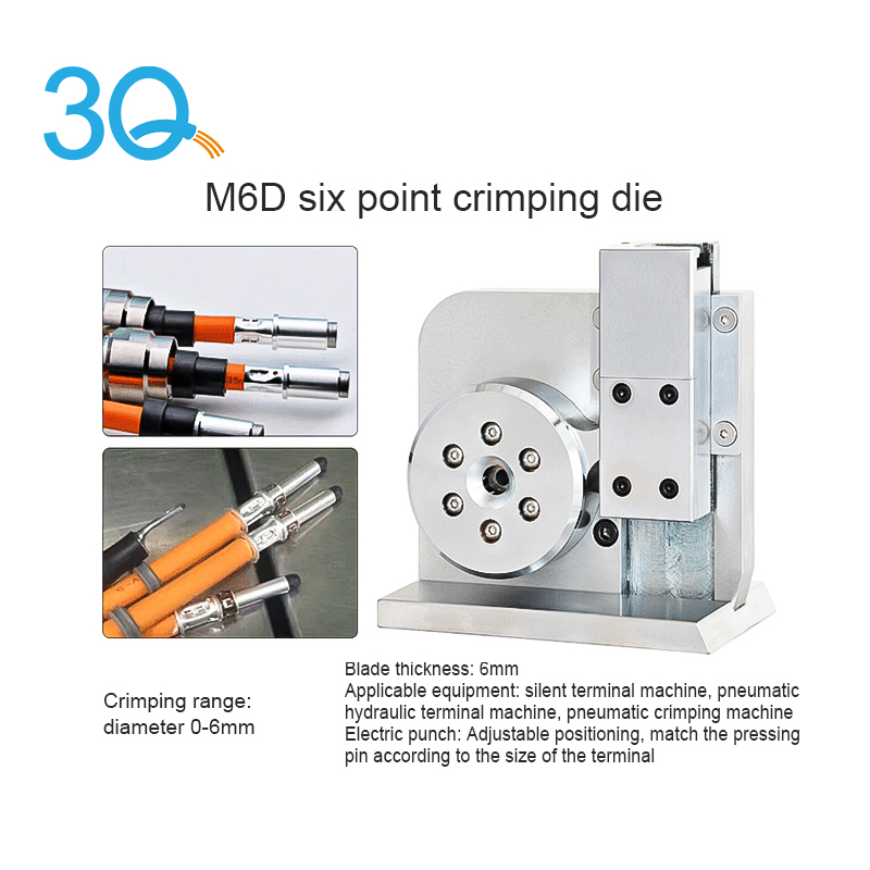 MD4D Large Square Four- Point Terminal Crimping Machine Die