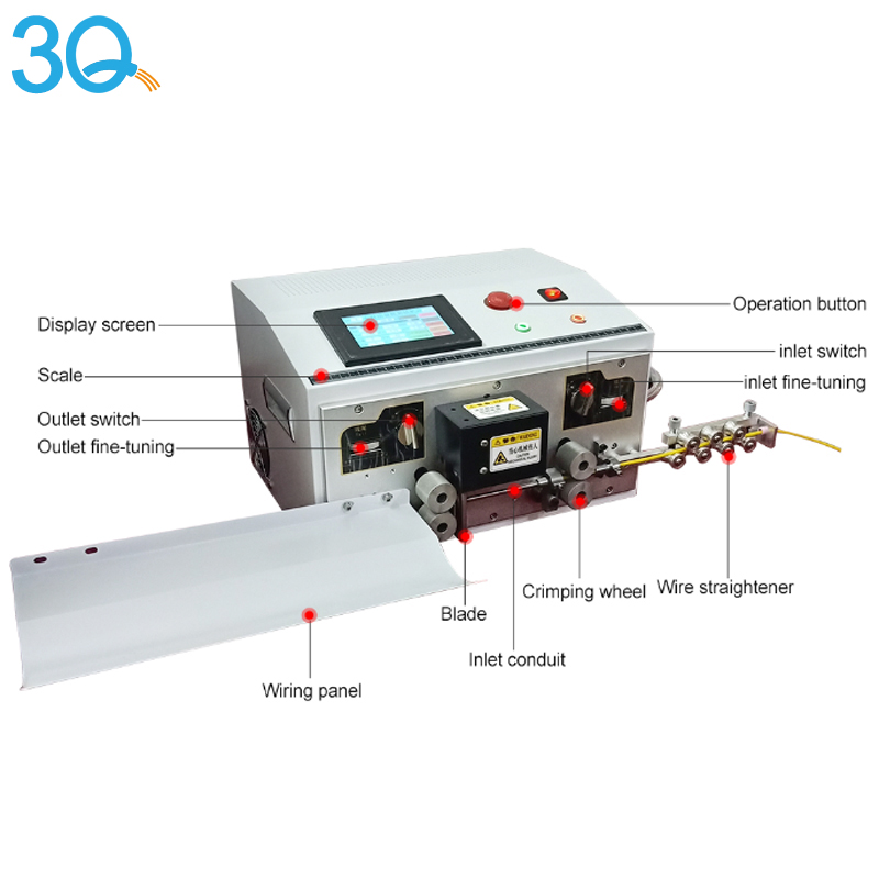 Automatic Wire Cutter And Stripping Machine | Touch Screen 