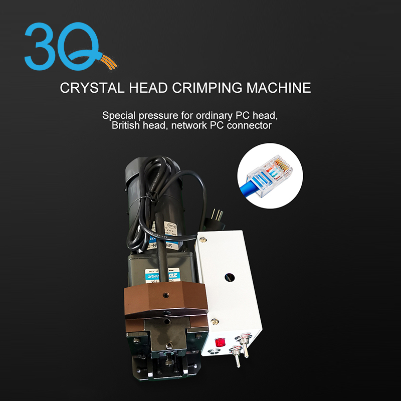 Semi-automatic Crystal Head Crimping Machine